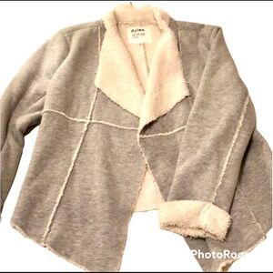 dylan by True Grit Gray Sherpa Jacket